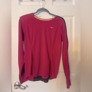Nike Dri-Fit Pink Shirt Large